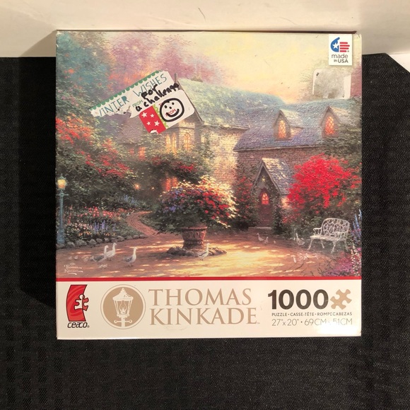 Thomas Kinkade Other - Thomas Kinkade 1000-Piece Puzzle - Blessings of the spring